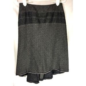 Nine West  Skirt Size 2 Petite Gray Wool Blend
